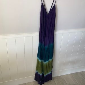 Free people tie dye maxi dress